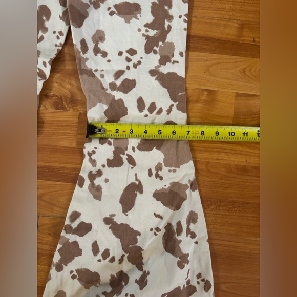 Altar'd State cow print flare jeans - Picture 5 of 10